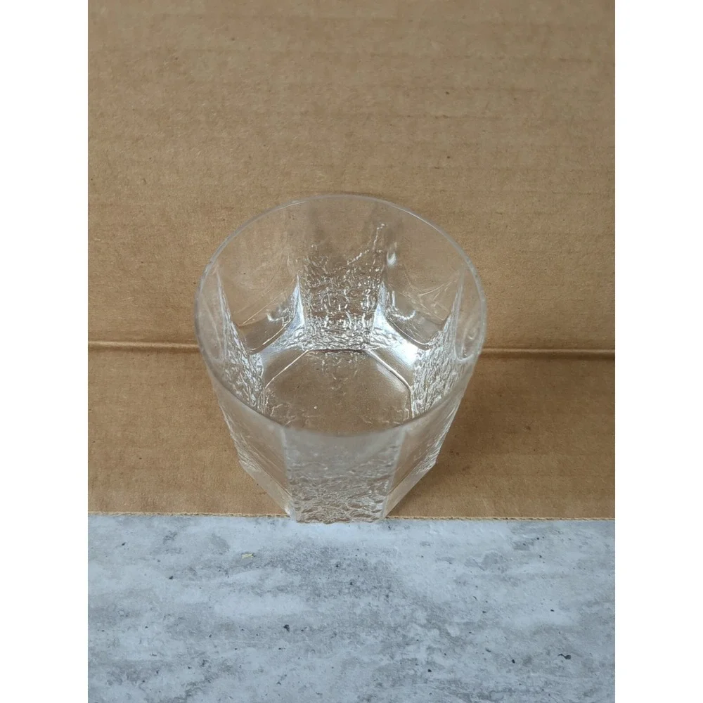 1 Iittala Finland Cordial Glass, Octagon, Textured Sides‎